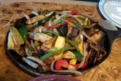 Veggie fajitas